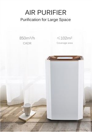 เครื่องฟอกอากาศแบบใช้ในบ้านพร้อม HEPA และคาร์บอน