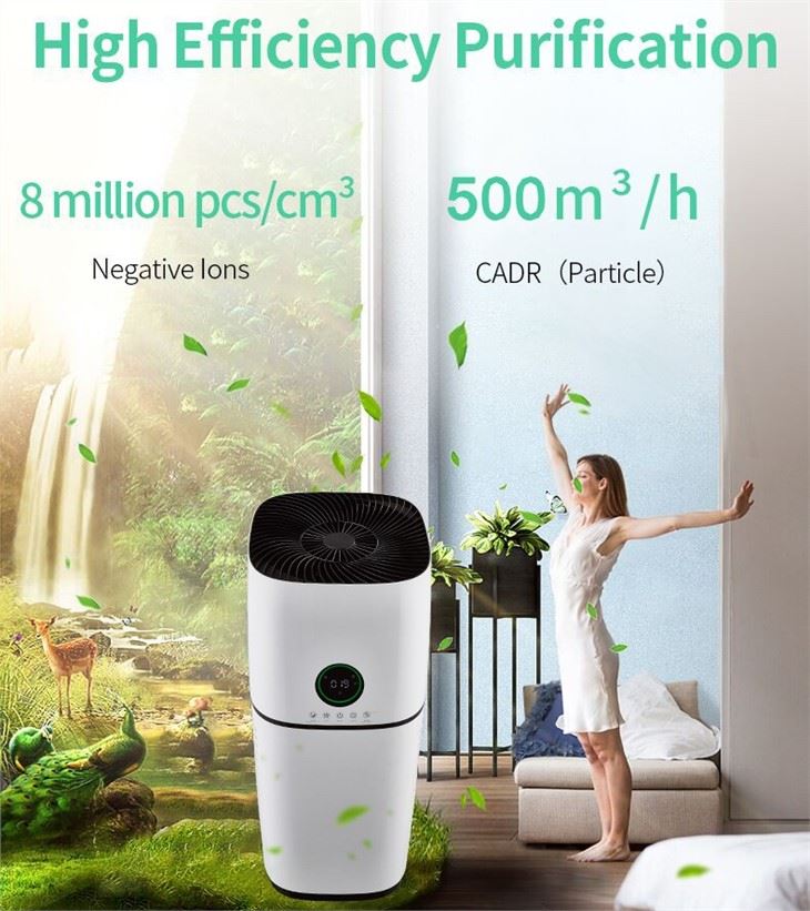 BKJ-500 High Efficienc Home Air Purifier Room